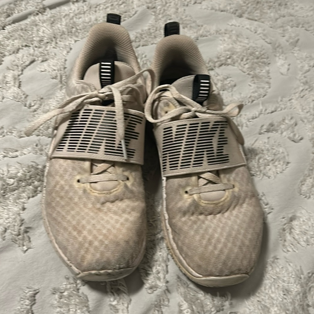 White Nike shoes
